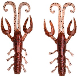 Spro Rubber bait for perch and zander 9 cm 5 g Scent Series Insta Craw, colour: hot chilli