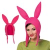 Bob's Burgers Louise Cosplay Pink Bunny Ears Hat, Pink (pink)