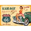 Generisch Tin Sign with Retro Garage Open 24 Hours Design
