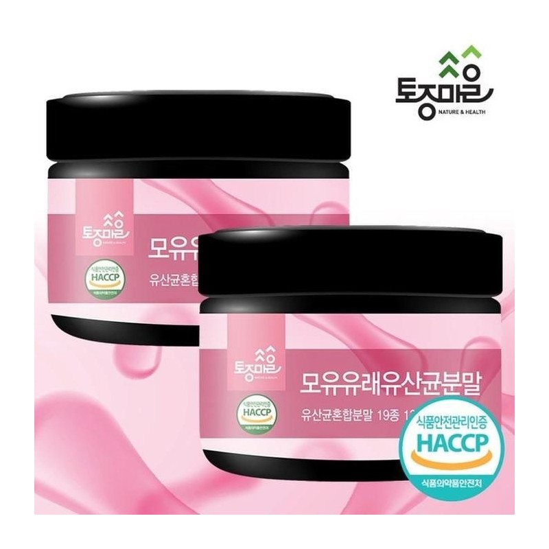 native village [토종마을]모유유래유산균분말 200g X 2개 없음