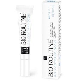 BIO ROUTINE Gel Konturenaugen Taschen und Augen Anti-Falten Feuchtigkeitsspendende Koffein Kamille Elastin Rosa Centifolia Sofortige Entlastung lindert Rötung und geschwollene Augen (15 ml)