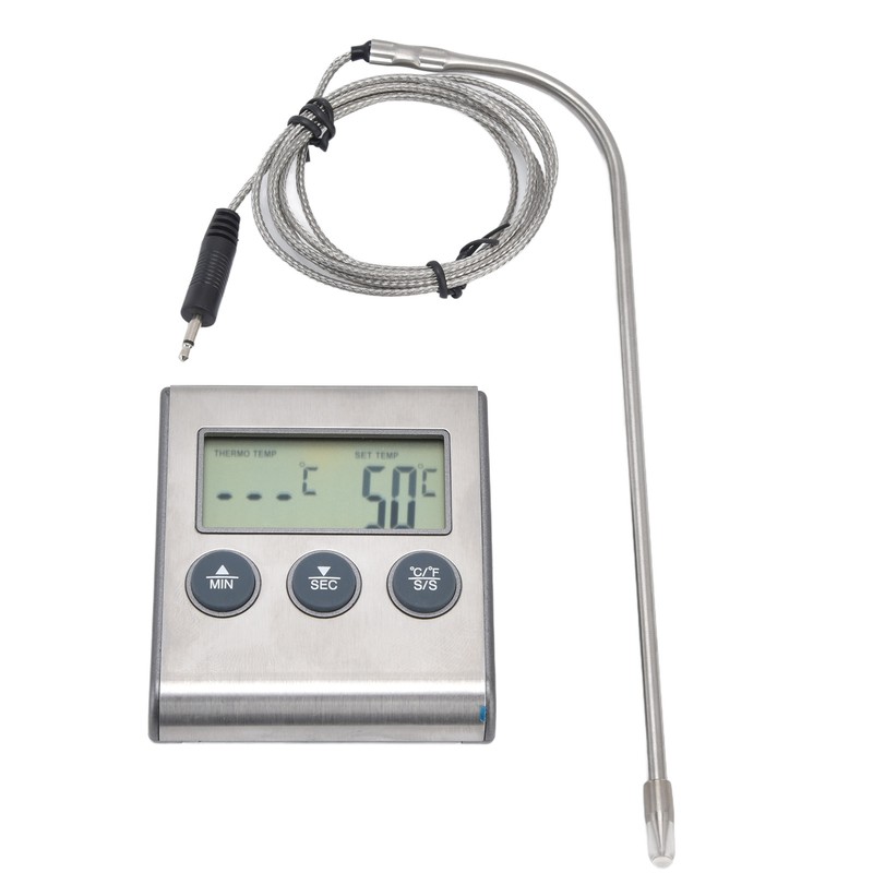 Digital Touchscreen Food Thermometers High Accuracy Waterproof Portable Meat Thermometers