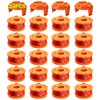 24 Pack Trimmer Spool Line for Worx,(WA0010)Replacement Weed Wacker String