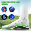 2pcs Plantillas Ortopedicas Para Fascitis Plantar Pie Plano