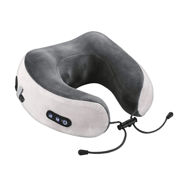 Electric Neck Massager, Travel Massage Pillow, Travel Pillow, Massage Pillow, Relax at Home, Office, Car, Plane, USB Charging, U-shaped