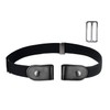 Alfili Women's Belt, Elastic Belt, Large Size, Buckle, No Holes,