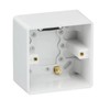 Deep Plastic Single 1 Gang Surface Mounted Back Box 47