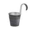 DARO DEKO Metal Hanging Pot, Grey, Diameter 13 cm, Set