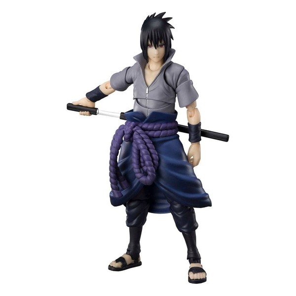 S.H. Figuarts BAS63450 Naruto Shippuden Sasuke Uchiha - Those Who Carry All Hate - Approx. 5.7 inches (145 mm), PVC & ABS Painted Action Figure