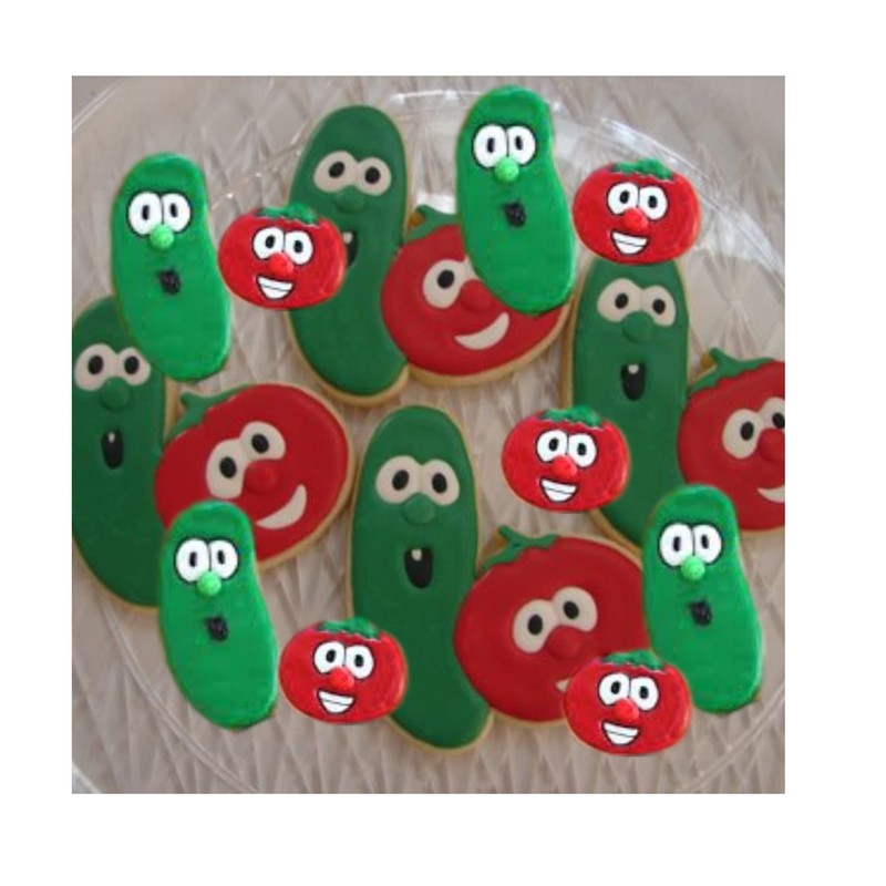 Inspired By/Compatible With Veggie Tales-Themed Bob The Tomato and Larry