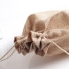 20 PCS Small Hessian Bags, 7 x 9 cm Linen