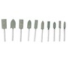 100Pcs Rubber Grinding Head Polishing Bit Various Sizes Accessory Set