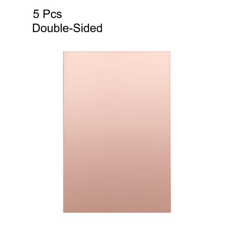 QUARKZMAN 5 Pieces 150 x 100 mm Double-Sided Copper Laminate