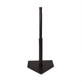 Champion Sports Deluxe Batting Tee - Mounted Adjustable Telescopic Batting Tee - 22"–36"