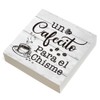 Qubereeree Stylish Coffee Bar Cafe Station Signs,Funny Spanish Decoration Sign