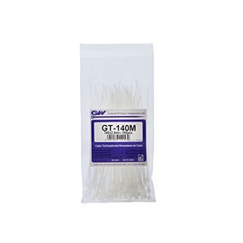 GW Kabelbinder-Technik, GT-140MC Cable Ties 140 x 2.5 mm Natural Pack of 100
