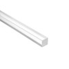 sourcing map Acrylic Square Rod,10mmx10mmx250mm Clear,Solid Plastic PMMA Bar Stick