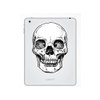 2 x 10cm/100mm Skull Vinyl Stickers Travel Luggage Horror Scary
