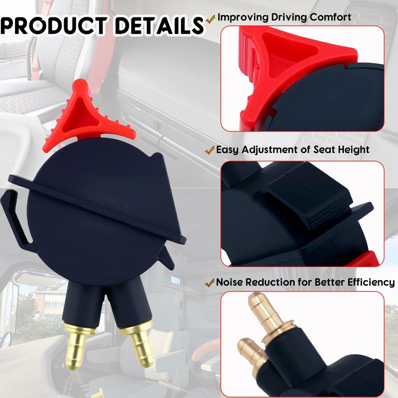 SK165305 SK146701 2586418C91 229697-01 Seat Height Adjust Air Valve Switch
