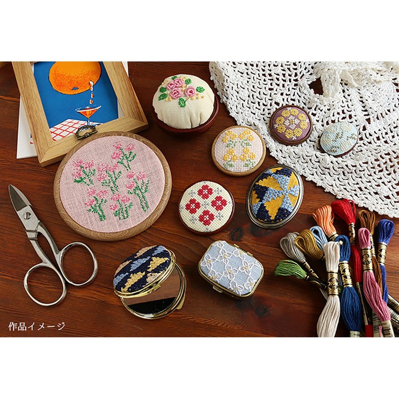 Nippon Chuko Wooden Style Petite Frame, Round Size, Outer Diameter