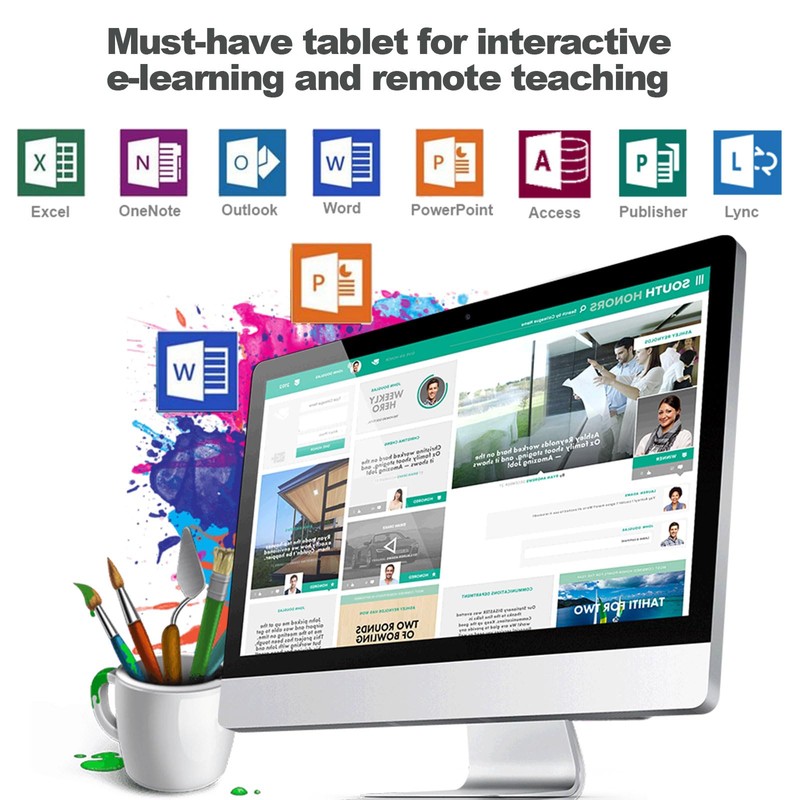 Graphics Drawing Tablet,10x6 inch Digital Writing Tablet with 8192 Levels