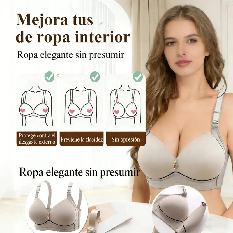 Paquete 6 Brassier Sin Varillascomodo Y Moderno Respirable