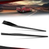 Side Skirts Extension Panel Lip Compatible with Chevy Corvette C8