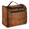 cfpolar Toiletry Bag for Women, Leopard Cheetah Hanging Travel Toiletry
