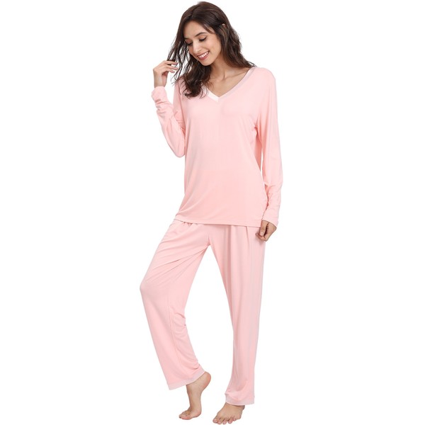 GYS Pajamas Set for Women - Viscose Made from Bamboo,