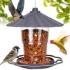 PBWZF Hanging Bird Feeder, 820 ml Foldable Hanging Bird Feeder,