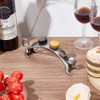 DELORIGIN Wine Stoppers Stand Cat Design 4 Holes Wine Bottle