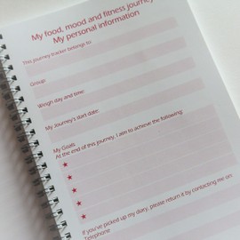 SW Slimming Diet Healthy Food Mood Fitness Tracker Journal Log Book Diary Full Colour | Slimming World Compatible 12 Week (A5)