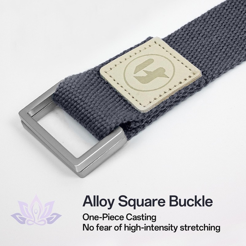 Yoga Straps 1.8M or 2.5M, Durable Cotton Yoga Straps for