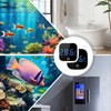 Bordeag Pack of 2 Aquarium Thermometers, Mini Digital Aquarium Thermometer,