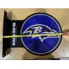 Baltimore Ravens Metal Flange Sign