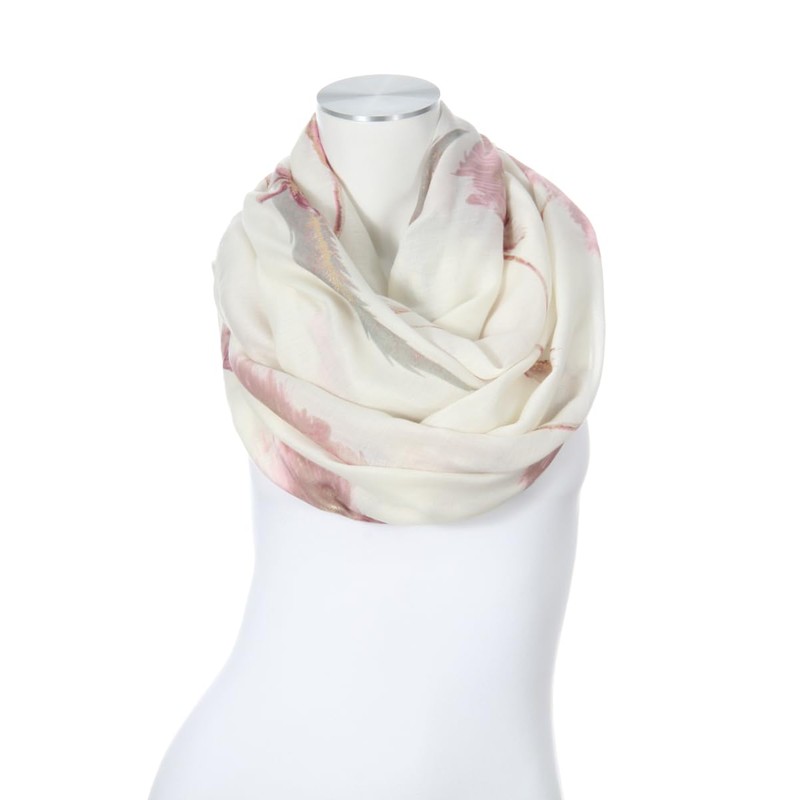 Majea 880024 Women's Loop Scarf, Cream 21
