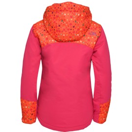 Arctix Girls Suncatcher Insulated Winter Jacket, North Star Clementine/Fuchsia, X-Small