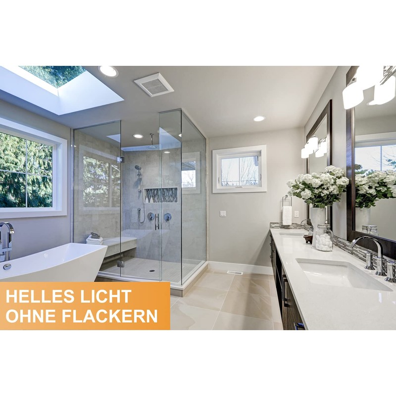 TEVEA - LED Recessed Spotlight Dimmable IP44 9W 806lm 230V