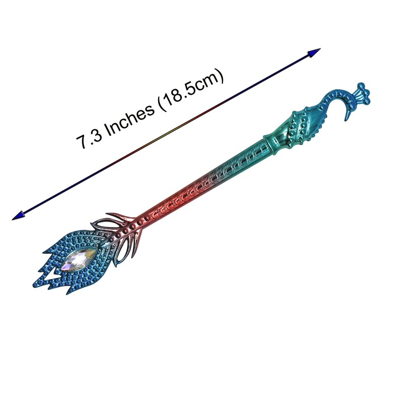 Lopenle 24 PCS Colorful Peacock Gel Pens Fancy Feather Pens