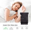 Warminn Atomic Wall Clock with Glow in Dark Silent Non