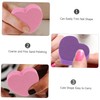 Baluue 50pcs Heart Shaped Sponge Nail Files for Manicure Dual-sided