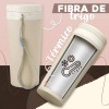J.H. Company Termo Doble Pared Fibra De Trigo Ecologico 300