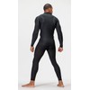 DEVOPS 3 Pack Men's Athletic Turtle Neck Long Sleeve Compression