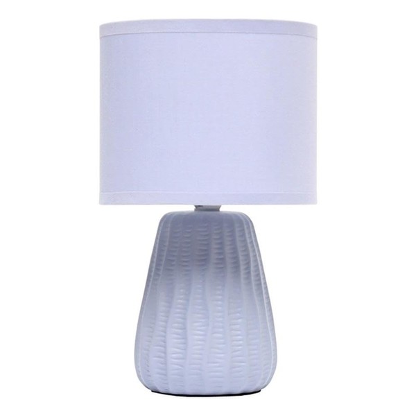 Simple Designs LT1138-PWK 11.02" Traditional Mini Modern Ceramic Texture Pastel