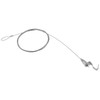 MAHIONG 10 PCS 2 m Silver Picture Rail Hooks, Picture