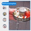 Universal Drain Strainer Kitchen Sink and Sink Plug, 3-in-1 Pop-Up