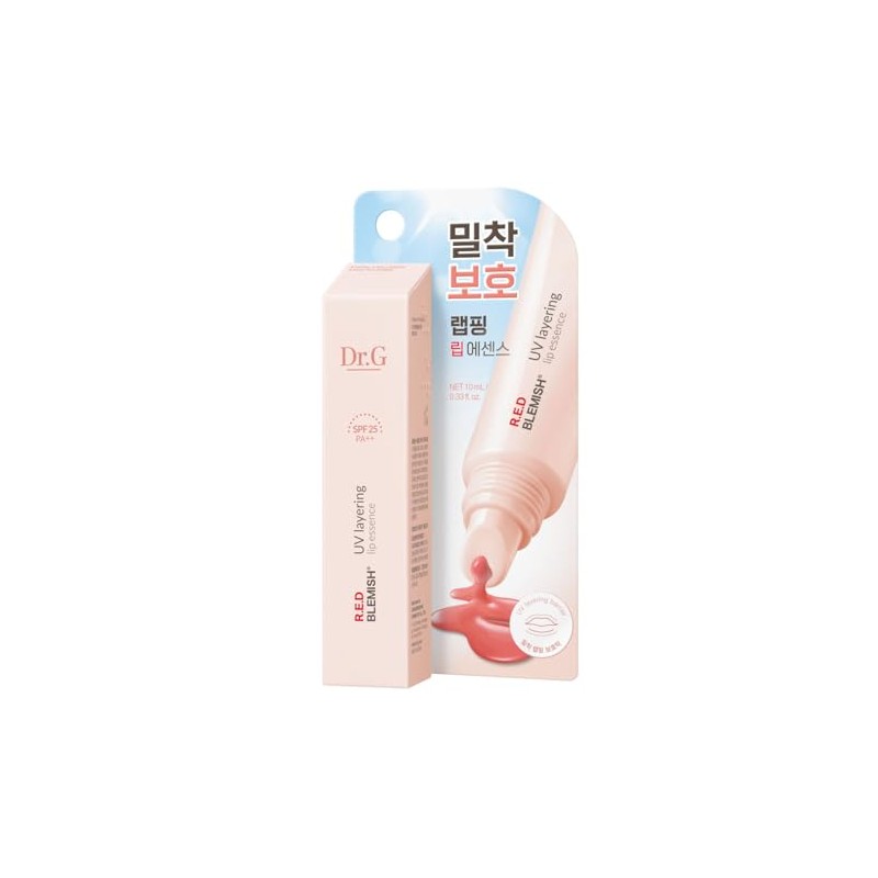 Dr. G. R.E.D Blemish UV Layering Lip Essence, Peach Coral