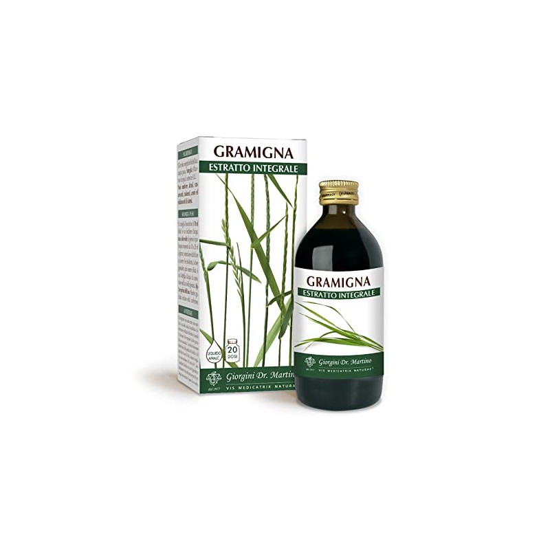 Dr Giorgini Integratore Alimentare, Gramigna Estratto Integrale Liquido Analcoolico -