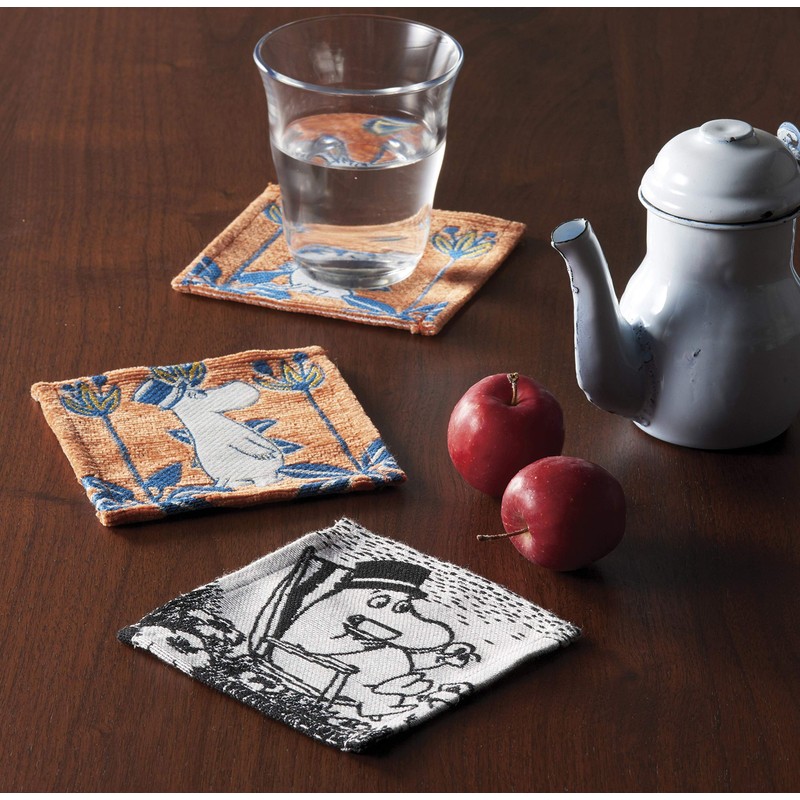 Marushin 1425007600 Moomin Coaster H10 x W10 cm Orange Maze