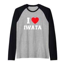 I love Iwata Raglan Baseball Tee